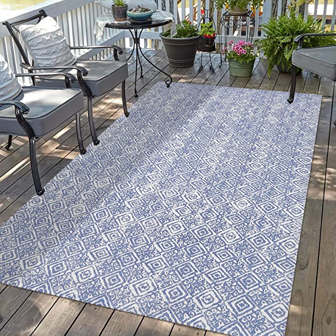 HEBE Large Cotton Machine Washable Hand Woven Rug